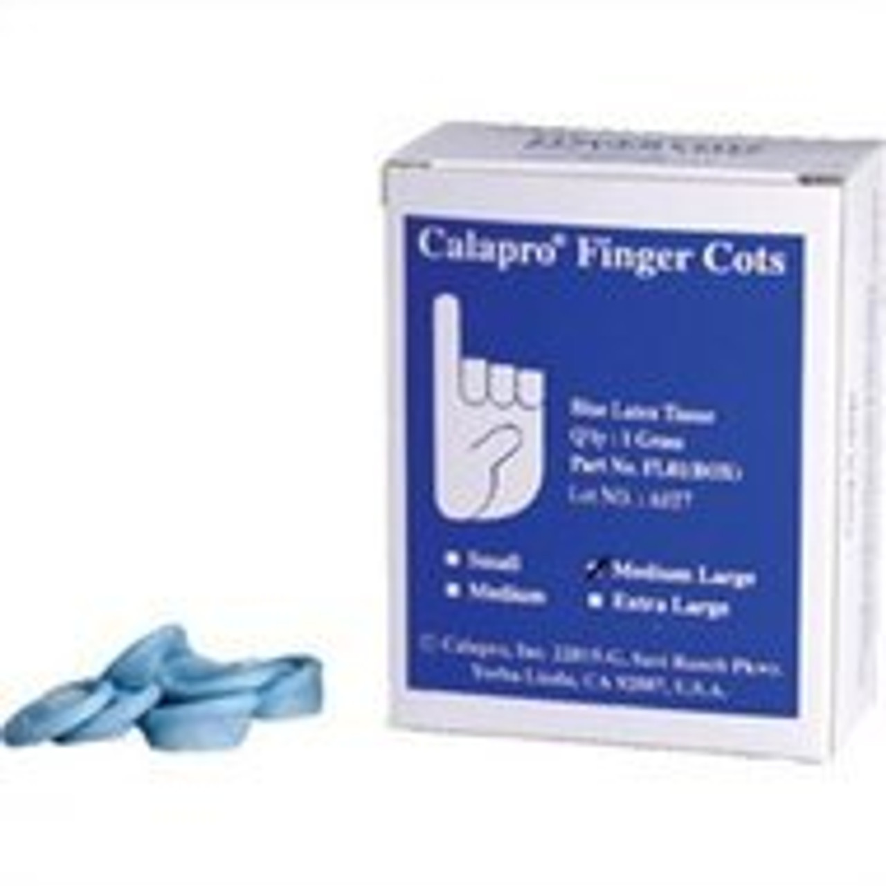 Blue Finger Cots